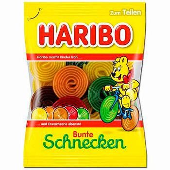Мармелад «Haribo» Bunte Schnecken, Харибо Бунте Шнекен, 160гр