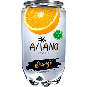 Напиток «Aziano» Orange, Апельсин 0.35л, пэт