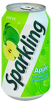 Сокосодержащий газированный напиток "Sparkling" Яблоко 355мл ж/б