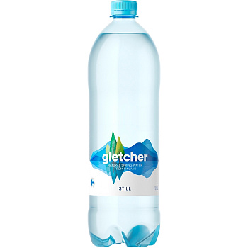 Минеральная родниковая вода «Gletcher», Глетчер 1.5л, без газа, пэт