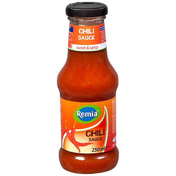 Р4 Соус «Remia» Chili Sauce, Ремиа Чили, 250мл, стекло