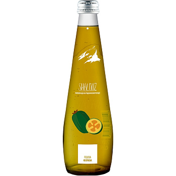 Лимонад «Shalbuz», Шалбуз 0.5л, Фейхоа, газ, стекло