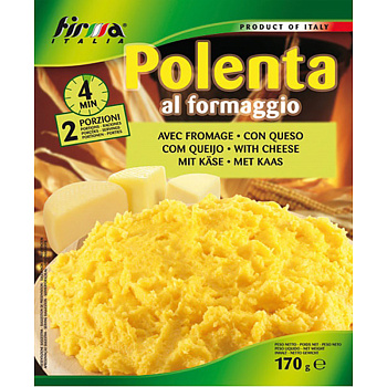 Полента с сыром «Firma Italia» Polenta al Formaggio, Фирма Италия, 170гр, пакет