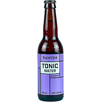 Напиток Тоник «Rawish» Water Tonic Blueberry, Равиш Вотер Тоник Блюберри 0.33л, стекло