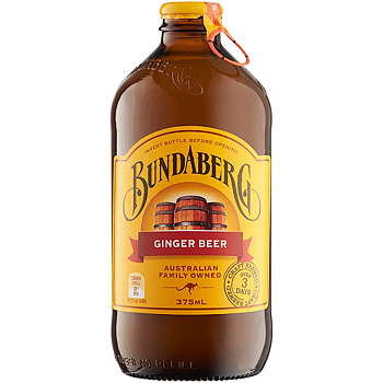 Напиток «Bundaberg» Ginger Beer, Бандаберг - Имбирный напиток, 0.375л, стекло
