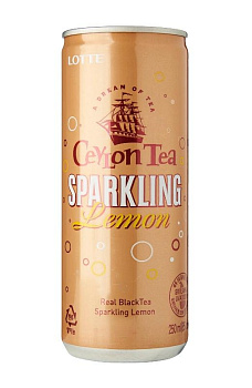 Напиток газированный безалкогольный Ceylon Tea Sparkling Lemon 250мл ж/б