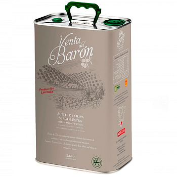 Оливковое масло Mueloliva Venta Del Baron, Еxtra Virgin, 2.5л, ж/б
