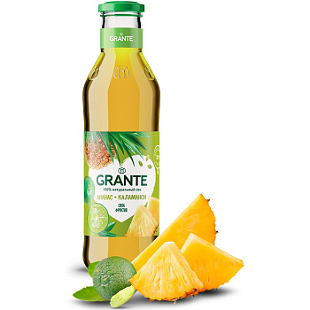 Сок GRANTE Ананас - Каламанси, 0.75л, стекло