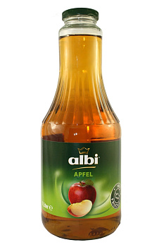 Сок "ALBI" яблочный 100% 1л Стекло