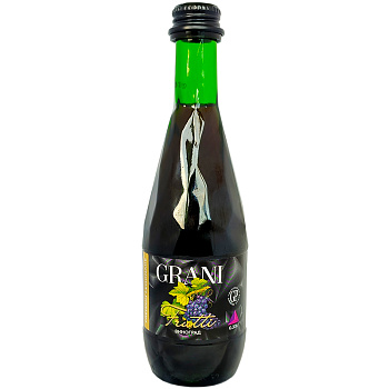 Напиток лимонад «Grani» Premium Lemonade Frutti, Грани Фрутти Виноград, 0.33л, стекло