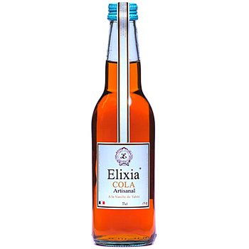 Лимонад «Elixia» Cola, Кола 0.33л, газ, стекло