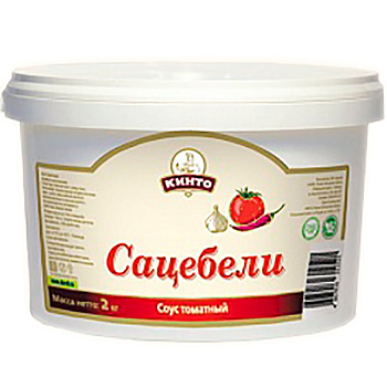 Соус томатный «Кинто» Сацебели классический, 2кг, ведро
