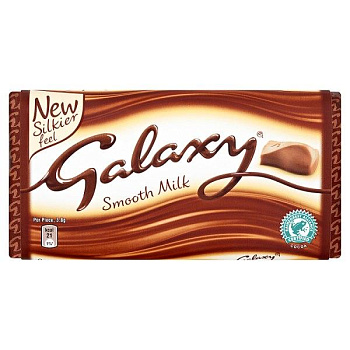 Galaxy Шоколад Smooth Milk 114 гр, 24 шт/уп