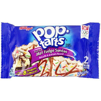 Печенье Pop-Tarts Hot Fudge Sundae 100 гр, 6 шт/уп