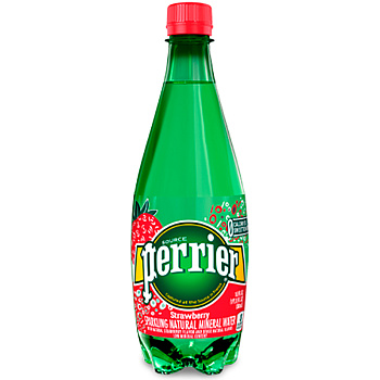 Минеральная вода с газом Perrier Strawberry, Перье Клубника 0.5 пэт