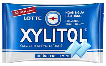 Жев. рез. Xylitol Fresh Mint, со вкусом свежей мяты, блистер, 11,6 гр