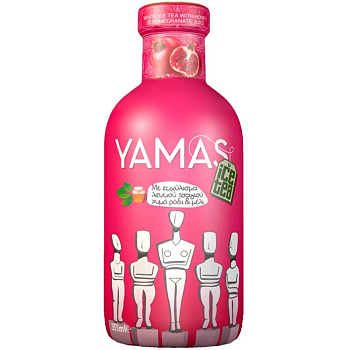 Напиток холодный белый чай «Yamas» Pomegranate Juice and Honey, Ямас Гранат, Мед, 0.355л, стекло