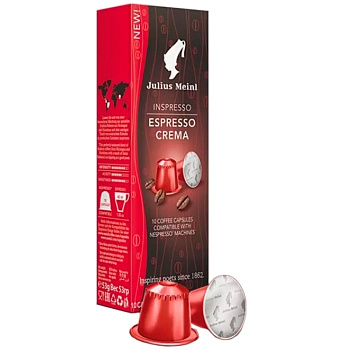 Кофе в капсулах «Julius Meinl» Espresso Crema (10 шт) для кофемашин (Формат: Nespresso)