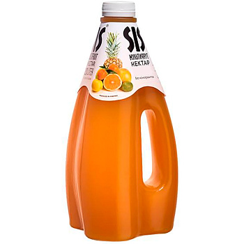 Нектар «SIS» Сис Мультифрукт, 1.6л, пэт