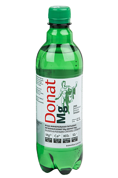 Минеральная вода Donat Mg, Донат Mг 0,5л пэт