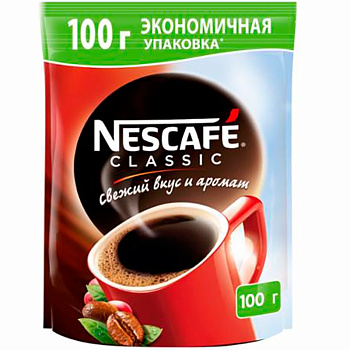 Кофе «Nescafe» Classic, Нескафе Классик, 100гр, пакет