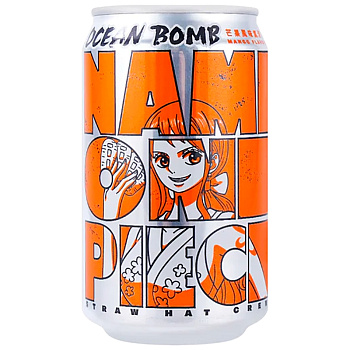 Напиток «One Piece» Nami Ocean Bomb Mango Flavour, Ван Пис Оушен Бомб Нами Манго, 0.33л, банка
