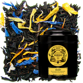 Черный чай Mariage Freres Bolero, Марьяж Фререс Болеро банка 100 гр