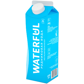 Родниковая вода «Waterful», Вотерфул 1л, без газа, pure pack