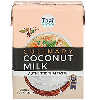 Кокосовое молоко «Thai Coco» (17-18% жирн), 0.2л, т/п