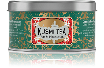 Kusmi tea зеленый листовой "St.Petersburg" 125 гр