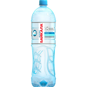Минеральная вода артезианская «Волна Байкала» 1.5, с газом, пэт