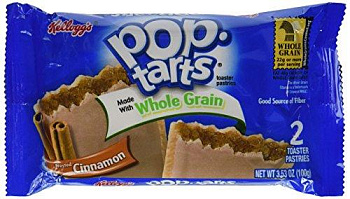 Печенье Pop-Tarts Whole Grain Chocolate 100 гр, 6 шт/уп