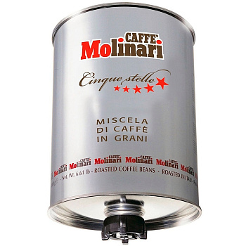 Кофе Molinari Cinque Stelle, Молинари Пять звезд, Зерно, 3кг.