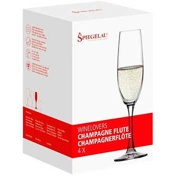 Набор бокалов «Spiegelau» Winelovers Champagne / Шампанское (4шт x  190мл)