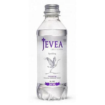 Минеральная вода Jevea Crystalnaya, Жевея Кристальная 0.33л, пэт газ