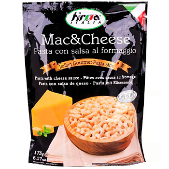 Спагетти «Firma Italia» Mac and Cheese, Фирма Италия c Сырным Соусом, 175гр, пакет