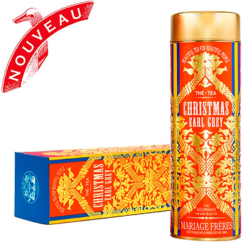 Черный чай Mariage Freres Christmas Earl Grey, Марьяж Фререс Кристмас Эрл Грей, банка Черный чай Mariage Freres Christmas Earl Grey, Марьяж Фререс Кристмас Эрл Грей, банка