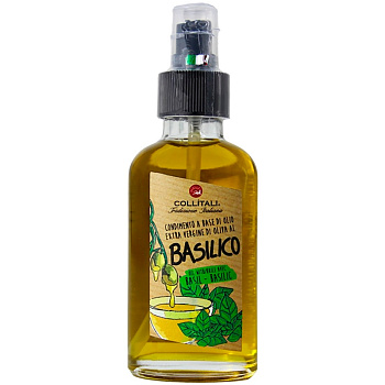 Оливковое масло «Collitali» Elisir Spray Condiment Evoo Basil, со вкусом базилика, 100мл, спрей