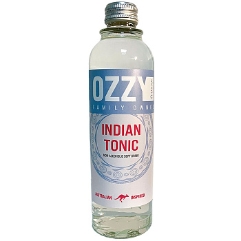Напиток Тоник «Ozzy Frozzy» Indian Tonic, Оззи Фроззи Индиан Тоник, 0.33, газ, стекло