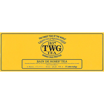 Чай «TWG» Bain de Roses Tea, ТВГ Бан Де Роз 15шт x 2.5 гр.
