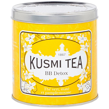 Kusmi tea зеленый листовой "BB Detox" банка 250 гр