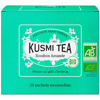 Kusmi tea «Almond Rooibos» Алмонд Ройбуш, USDA Organic, Саше (20шт)