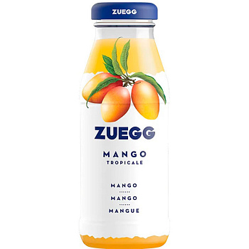 Напиток сокосодержащий Zuegg, Зуег Манго, Маракуйя 0.2л, стекло
