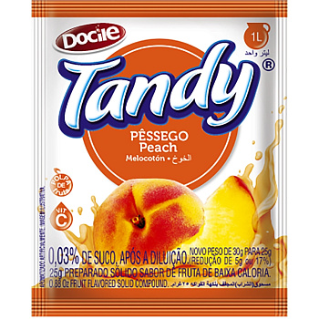 Растворимый напиток «Docile Tandy» Rani Cocktail, Дасел Танди Рани Коктейль с кусочками персика 15шт/уп, 25гр