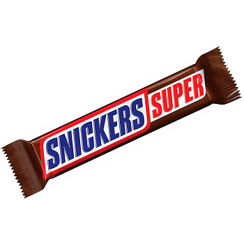 Батончик шоколадный Сникерс Супер Snickers super 80 грамм