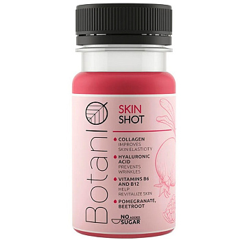 Напиток «Botaniq» Skin Shot, Ботаник Скин Шот 0.1л, пэт