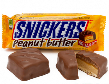 Шоколадный батончик Snickers Peanut Butter 50,5 грамм