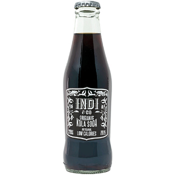 Тоник «Indi» Organic Black Kola Nut, Инди Органический Тоник Кола (USDA Organic) 0.2л, стекло