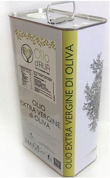 Масло оливковое Olio d'Alia, 3.00л, канистра, жесть, L'Essenza di Puglia (Италия)