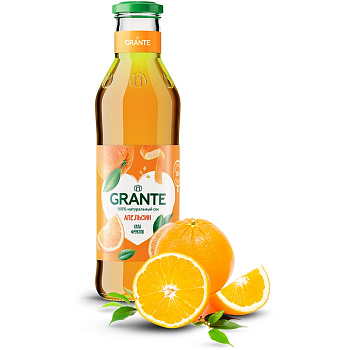 Сок GRANTE Апельсин, 0.75л, стекло